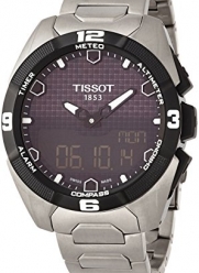 Tissot T-Touch Expert Solar Black Dial Titanium Mens Watch T0914204405100