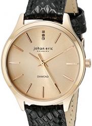 Johan Eric Women's JE2200-09-016.7 Herlev Analog Display Quartz Black Watch