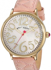 Betsey Johnson Women's BJ00496-03 Analog Display Quartz Pink Watch