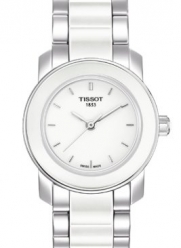 Tissot Women's T0642102201100 Cera White Dial Ceramic Watch