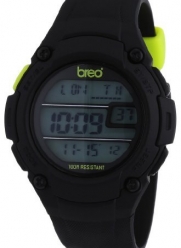 Breo Zone Unisex Digital Watch with Black Dial Digital Display and Black Plastic or PU Strap B-TI-ZNE7