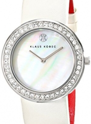 Klaus Kobec Women's KK-10021-01 Penny Analog Display Japanese Quartz White Watch