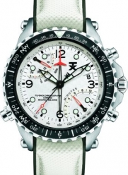 TX Men's T3C53 730 Series Classic Flyback Chronograph Dual-Time Zone