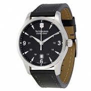 Victorinox Swiss Army Men's 241474 Alliance Black Dial and Strap Watch