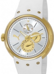Puma Hero - S Gold White Women's watch #PU102672004