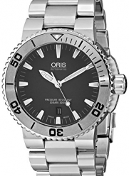 Oris Men's 73376534153MB Divers Analog Display Swiss Automatic Silver Watch