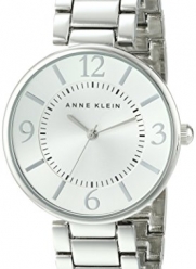 Anne Klein Women's AK/1789SVSV Silver-Tone Bracelet Watch