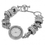 GP9123 Designs Women's Rhinestone-accented Toggle Watch