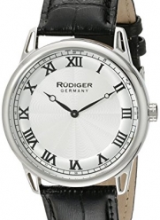 Rudiger Men's R2800-04-001 Ulm Analog Display Quartz Black Watch