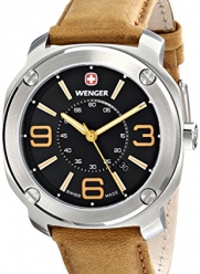 Wenger Men's 01.1051.102 Escort Analog Display Swiss Quartz Brown Watch