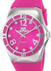 Fancy Face Women's FF1083-Hot Pink Analog Display Japanese Quartz Pink Watch