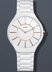 Rado True White Dial Ceramic Ladies Watch R27957102