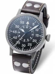 Laco Leipzig Type B Dial Swiss Mechanical Pilot Watch with Sapphire Crystal 861747