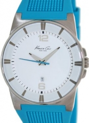 Kenneth Cole New York KC2789 Silicone Aqua Band Date Womens Watch
