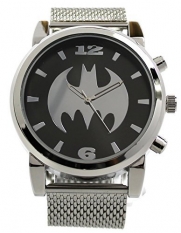 Batman Silvertone Mesh Strap Watch (Bat8043)