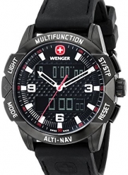Wenger Unisex 70440 Analog-Digital Display Swiss Quartz Black Watch