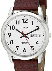 Timex® Men's Easy Reader Brown Leather Watch #T20041