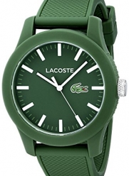 Lacoste Men's 2010763 Lacoste.12.12 Green Resin Watch with Silicone Band
