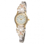 Black Hills Gold Tango Collection White Dial Ladies Butterfly Watch 9-WB159-GS-10
