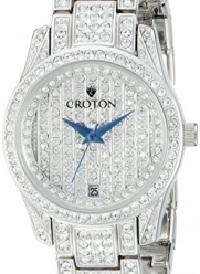 CROTON Women's CN207543RHPV Balliamo Analog Display Quartz Silver Watch