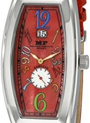 Franchi Menotti Men's 3004 Banana Collection Red with Numbers Dial Watch