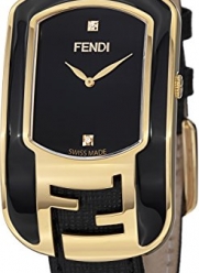 Fendi Women's F311431011D1 Chameleon Analog Display Quartz Black Watch