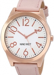 Nine West Women's NW/1660SVPK Analog Display Japanese Quartz Pink Watch