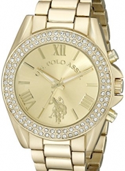 U.S. Polo Assn. Women's USC40036 Analog Display Analog Quartz Gold Watch
