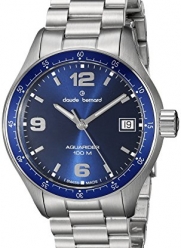 Claude Bernard Men's 70169 3B BUIN Analog Display Swiss Quartz Silver Watch