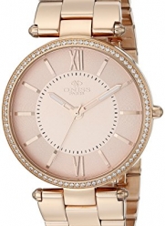 Oniss Paris Women's ON6021N-RGR Stupendo Collection Analog Display Swiss Quartz Rose Gold Watch
