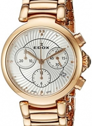 Edox Women's 10220 37RM AIR LaPassion Analog Display Swiss Quartz Rose Gold Watch
