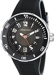 Philip Stein Men's 34-BB-RB Extreme Black Rubber Strap Watch