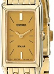 Seiko Women's SUP030 Solar Gold-Tone Bracelet Dress Watch