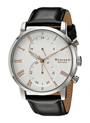 Rudiger Men's R2300-04-001.09 Bavaria Analog Display Quartz Black Watch