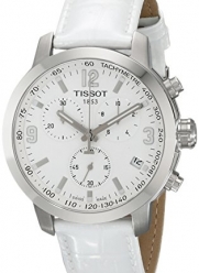 Tissot Unisex TIST0554171601700 PRC 200 Chronograph Analog Display Swiss Quartz White Watch