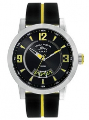 Tommy Bahama RELAX Men's RLX1217 Beach Cruiser Round Case Yellow Detail Dial Strap Watch