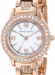 Anne Klein Women's AK/1492MPRG Swarovski Crystal Accented Rose Gold-Tone Bracelet Watch
