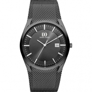 Danish Design Men's 41mm Black IP Steel Bracelet & Case Quartz Analog Watch IQ64Q1111