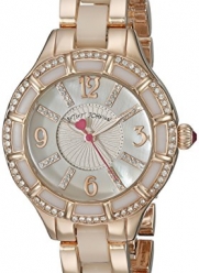 Betsey Johnson Women's BJ00557-03 Analog Display Quartz Rose Gold Watch