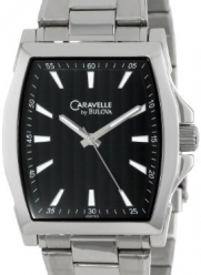Caravelle by Bulova Men's 43A103 Classic Stainless Steel Watch with Black Dial