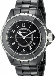 CHANEL Women's J12 Ceramic & Stainless Steel Watch, Black