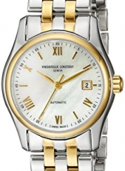 Frederique Constant Women's FC303MPWN1B3B Classics Analog Display Swiss Automatic Yellow Watch