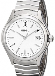 EBEL Men's 1216201 Wave Analog Display Swiss Quartz Silver Watch