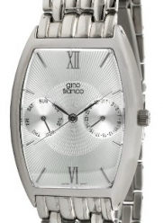 gino franco Men's 920WT Stainless Steel Multi-Function Bracelet Watch
