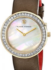 Klaus Kobec Women's KK-10021-02 Penny Analog Display Japanese Quartz Brown Watch