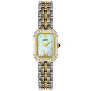 Seiko Women's SUJE08 Diamond Accented Two-Tone Bracelet Watch