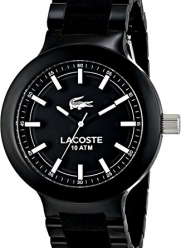Lacoste Men's 2010754-BORNEO 3H Black/Silver Watch