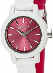 Roxy Women's RX/1016PKWT THE MONICA Pink and White Silicone Strap Watch