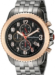 Tommy Bahama  Men's 10018305 Kona Grand Prix Chronograph Analog Display Japanese Quartz Black Watch