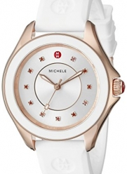 MICHELE Women's MWW27A000004 CAPE Analog Display Swiss Quartz White Watch